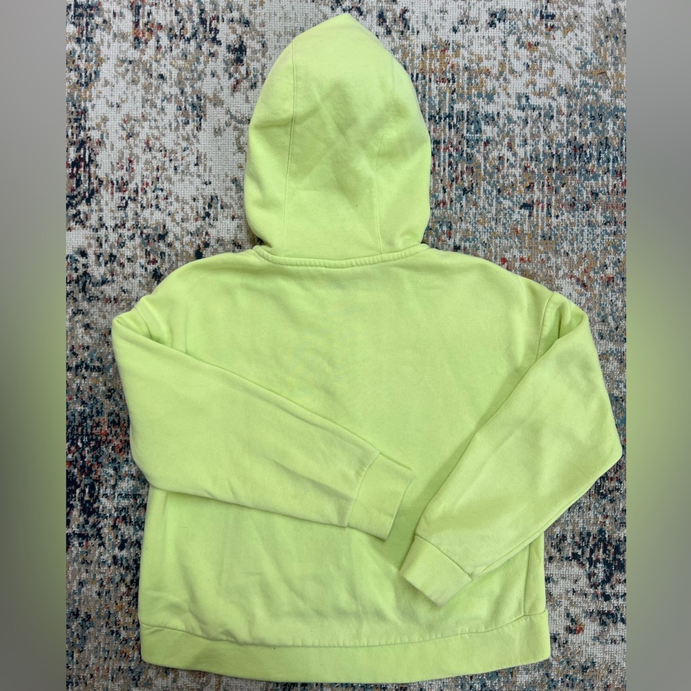 Nike Green Sweatshirt with Hood and Zipper - Picture 6 of 7